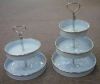 Galvanized Zinc Plate Display Stand For Cake