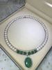 The Greatest Gift for Mother!Sell Pearl Necklace, Natural Pearl+Green Agate+Jade Gourd