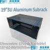 19" standard aluminum server subrack 2u 3u 4u 5u 6u 7u 8u 9u ceses box shell cabinet