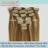 Sell 20" Remy Clip In Hair Extensions 100G For Sale
