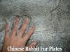 Sell Chinese Rabbit Fur Plates of Various Colors