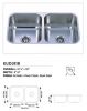 Sell Stainless Steel Undermount Double Sink KUD3118