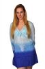 sell Blue Tie Dye Cover-Up With Embroidary-BA-023BL