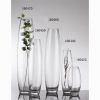 Clear Round Handblown Glass Vases (160470)