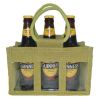 3 Jar jute bag with PVC window