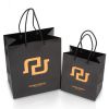 Luxury hot stamping gold foil paper bag