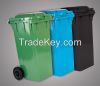 Outdoor Plastic Waste Bins 120L