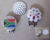 Golf ball metal markers & hat clips