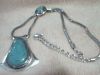 Sell Lovely Turquoise Pendant with Snake Chain