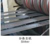 Low speed steel slitting line