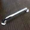 Inside Corner Tub/Shower Grab Bars, made of stainless steel