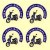 Sell Round motorcycle sticker