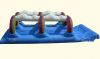 Sell inflatable double lane water slide