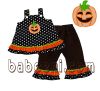 halloween clothing, baby set, smocked clothes