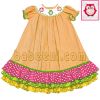 smocked dress, bishop dress, children clothing, infant clothes