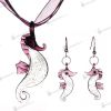 Sell Gorgeous Sea Horse Jewelry Set Lazurite Stainless Steel Plastic S