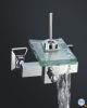 Sell glass led waterfall bathtub faucet