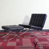 Barcelona chair and ottoman by Mies van der rohe