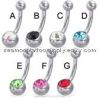 Sell Fashion 316 surgical steel belly & navel belly ring jewelry