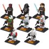 ABS plastic collection blocks minifigures with 8 designs