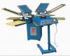 manual 6 station 6 colors t shirt screen printing machine