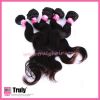 Sell indian body wave human hair weft, remy and virgin