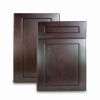 Cabinet Door, Made of Solid Wood Hickory, Comes in Dark Coffee Color