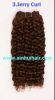 wholesale Jerry Curl Remy Human Hair Weft