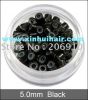 wholesale 5.0mm black color silicone micro beads