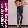 Sell Dark Blue Leisure Stretchy Leggings WL7167