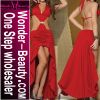 Sell Red Exotic Long Evening Dress w3644