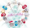 Beautiful Christmas Santa charm beads bracelets  C61