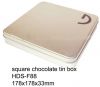 Square Chocolate Tin Box (HDS-F88)
