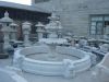 Grey stone fountain