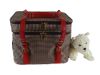 Sell Portable Houndtooth Fabric Dog Carrier