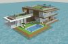 Sell floating house, Water restaurant, Water villa, Water hotel, Water