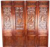 Wooden Sculpture Screen