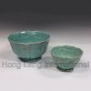 HL4151-Ceramic embossed azure stripe bowls/tableware/dinnerware