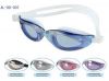 Sell mirrored swimming goggles with anti-fog pc lens AL-DD-007