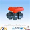 pvc double union ball valve