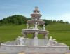 white marble fountain sculpture