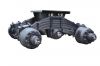 Sell trailer axle, bogie suspension, axle assembly, low bed axle