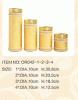 Sell gold decorated glass containers
