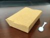 Disposable container brown hot cold biok flaps food paper salad box takeaway