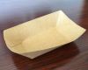 Kraft food tray boat capacity 170x125x28mm brown