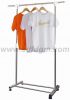 Sell Extendable Stainless Steel Single-Rail Garment Rack Stand