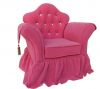 Sell pink lovely girls princess chair HS-32B washable sofa cover