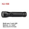 Sell HJ-108 1watt leds Aluminum flat led flashlights