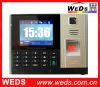 ISO9000 biometric time attendance machine with color display