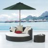 Sell Rattan Wicker Daybed with Umbrella for Beach (New Design)